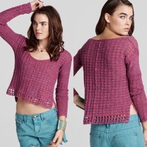 Free People Crop Sweater